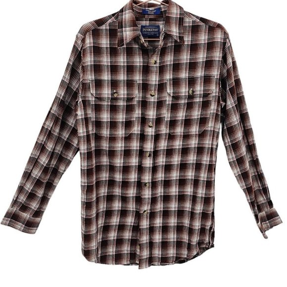 Pendleton Tops - PENDELTON Womens Small Wool Blend Fitted Pioneer Shirt